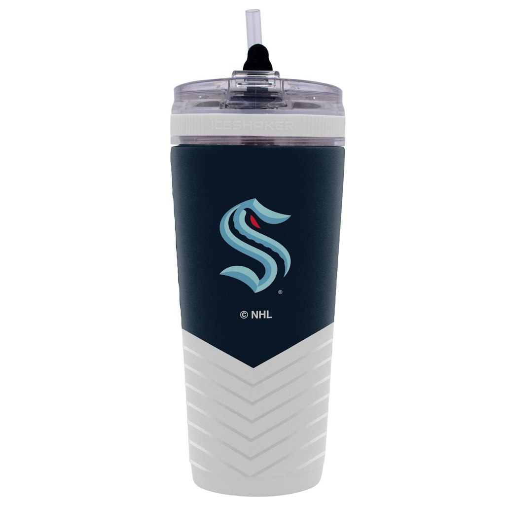 WinCraft Seattle Kraken 26oz Flex Ice Shaker Bottle: $44.99 WinCraft Seattle Kraken 26oz Flex Ice Shaker Bottle: $44.99