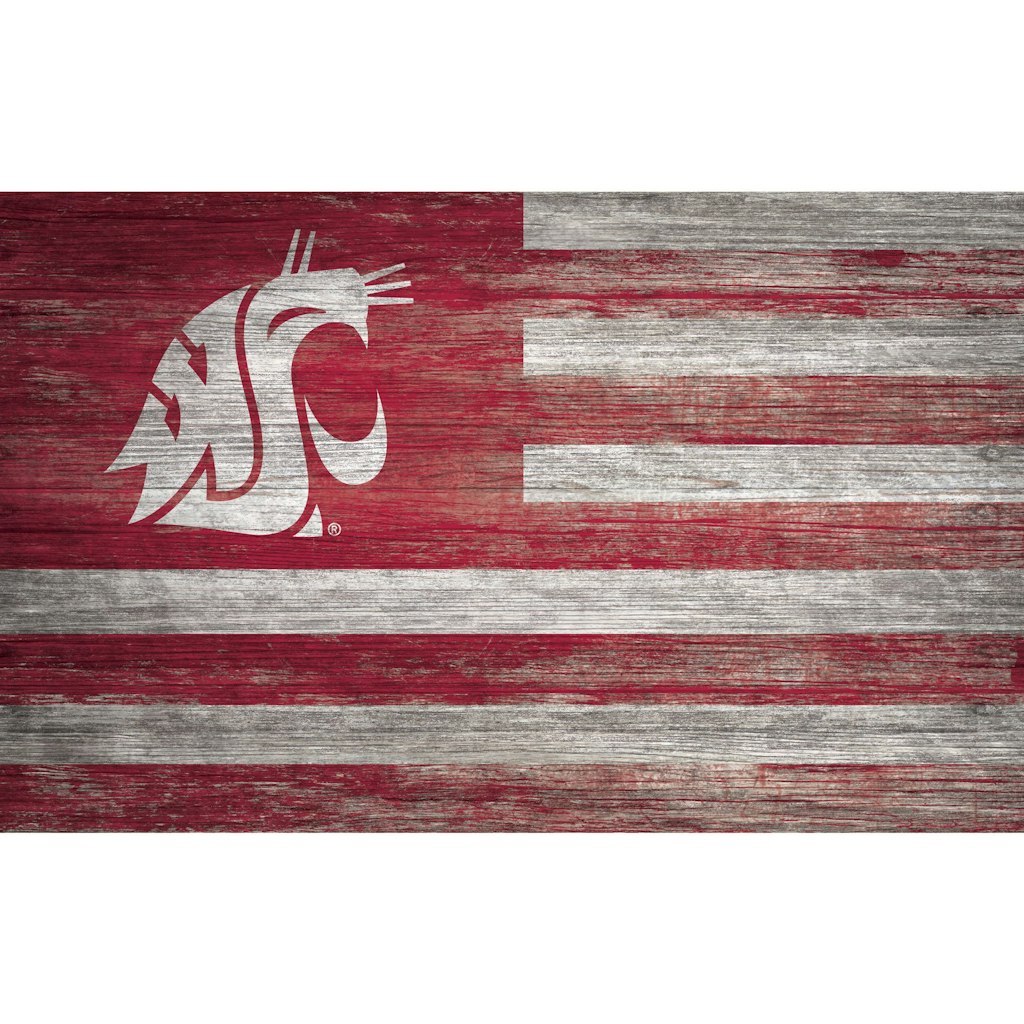 Washington State Cougars 11'' x 19'' Flag Sign: $44.99