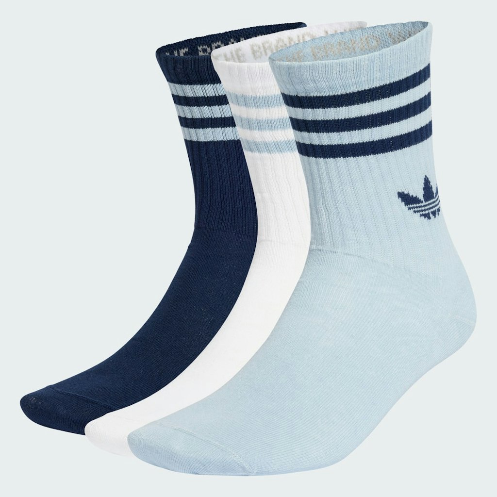 3-Stripes Crew Socks 3-Pack: $14