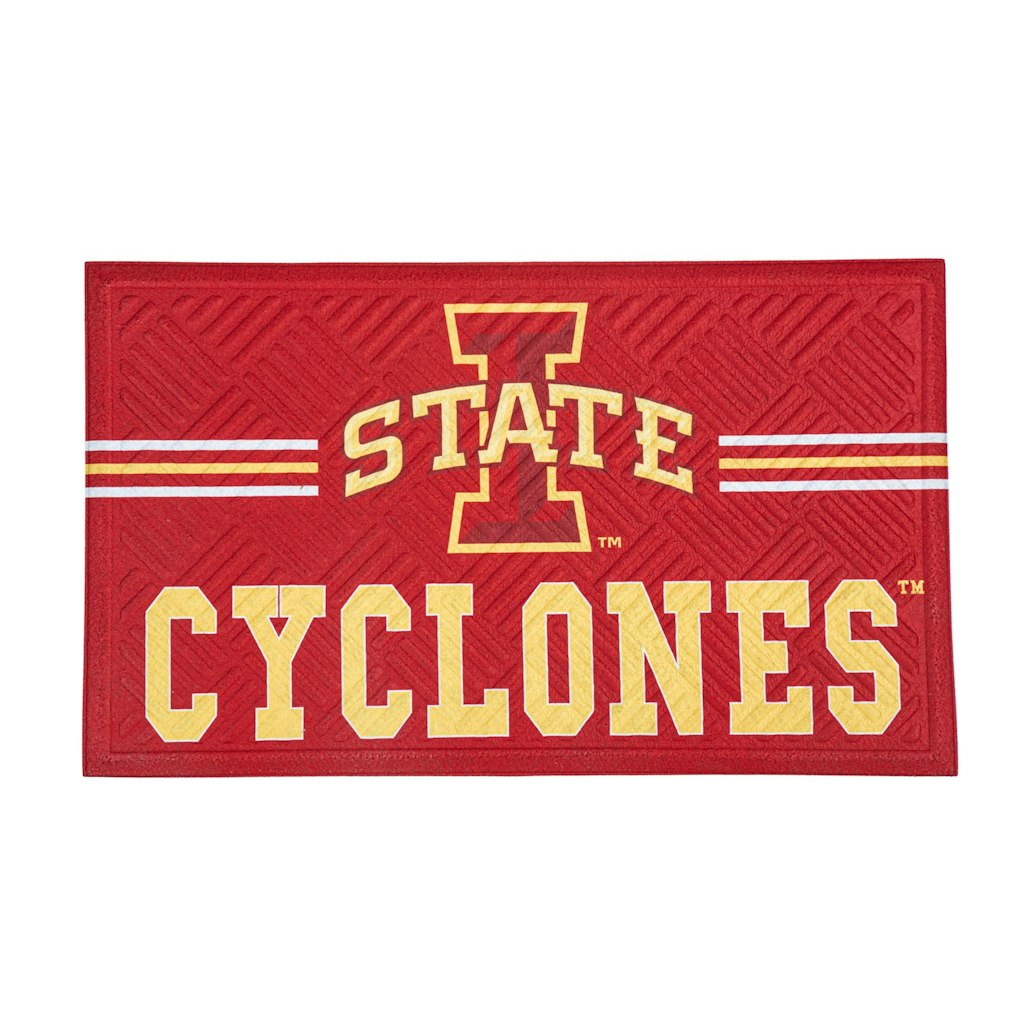 Iowa State Cyclones Embossed Door Mat: $34.99