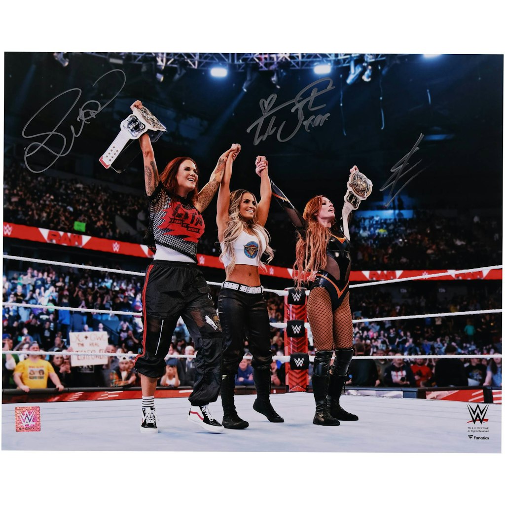 Trish Stratus, Becky Lynch & Lita Autographed 16" x 20" Photograph: $199.99
