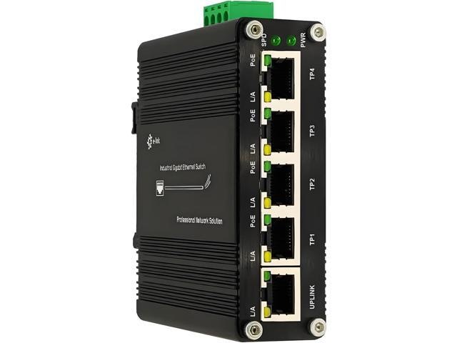 5-Port Industrial Passive 24V PoE Switch: $176.88