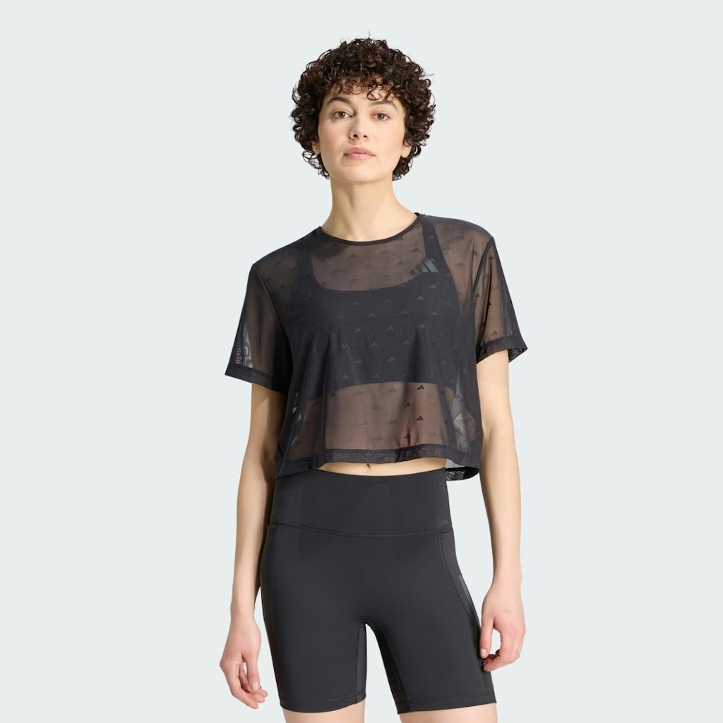PrimeLift Essentials Boxy Mesh Workout T-Shirt: $40