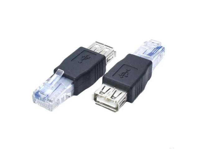 USB-A Female to RJ45 Male Ethernet Adapter 2-Pack: $13.99 USB-A Female to RJ45 Male Ethernet Adapter 2-Pack: $13.99