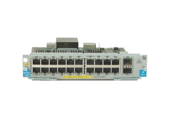 HPE J9536A 20-Port Gigabit PoE+ SFP+ zl Module: $1,056 HPE J9536A 20-Port Gigabit PoE+ SFP+ zl Module: $1,056