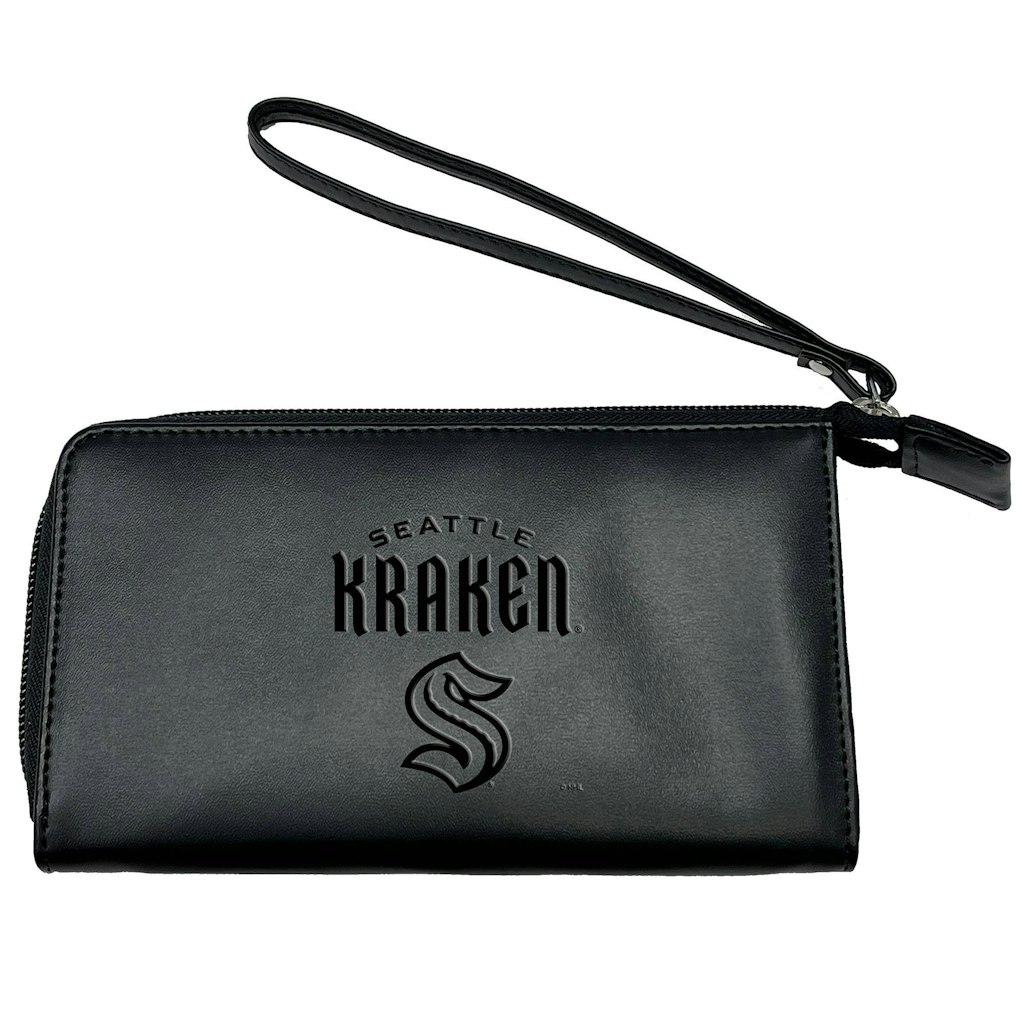 Seattle Kraken Cell Phone Wristlet Wallet: $39.99 Seattle Kraken Cell Phone Wristlet Wallet: $39.99