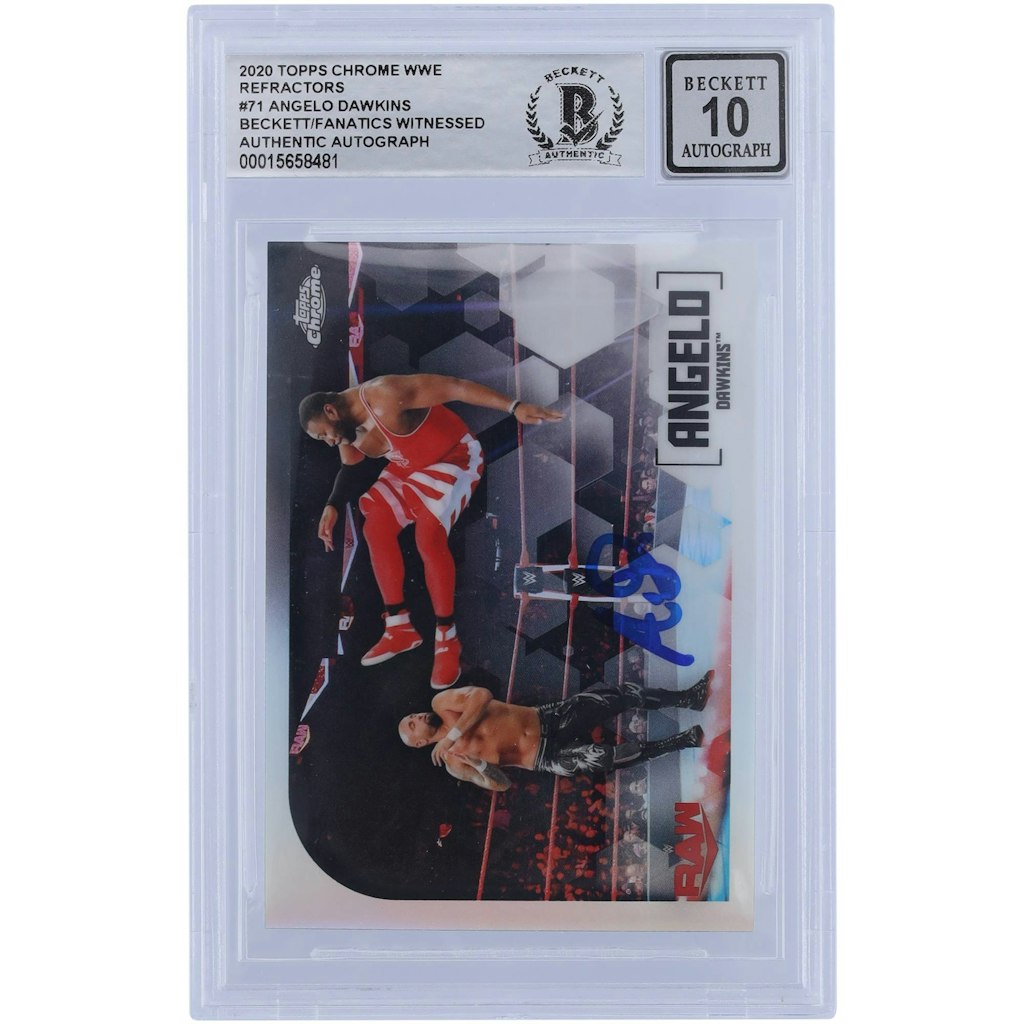 Angelo Dawkins 2020 Topps Chrome Refractor Autographed Trading Card: $49.99 Angelo Dawkins 2020 Topps Chrome Refractor Autographed Trading Card: $49.99