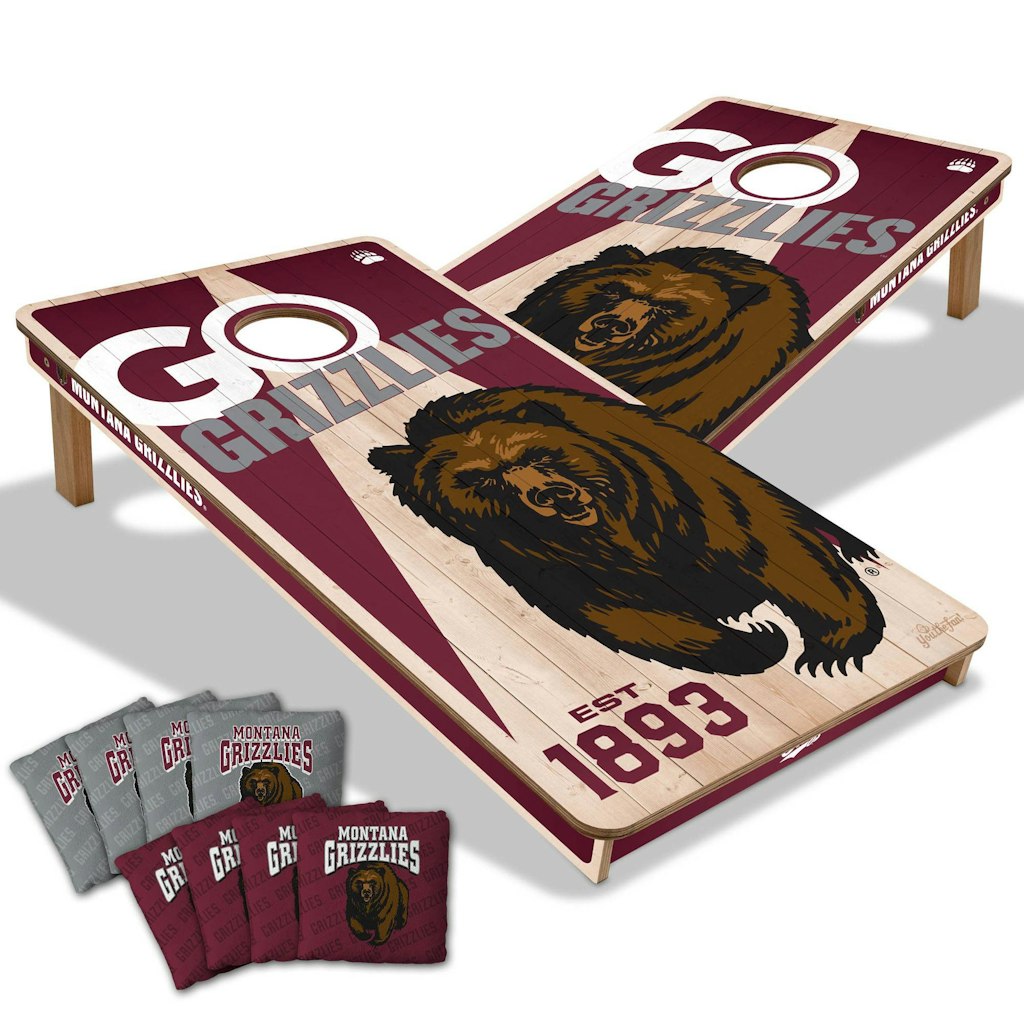 Montana Grizzlies 2' x 4' Cornhole Game Set: $299.99 Montana Grizzlies 2' x 4' Cornhole Game Set: $299.99