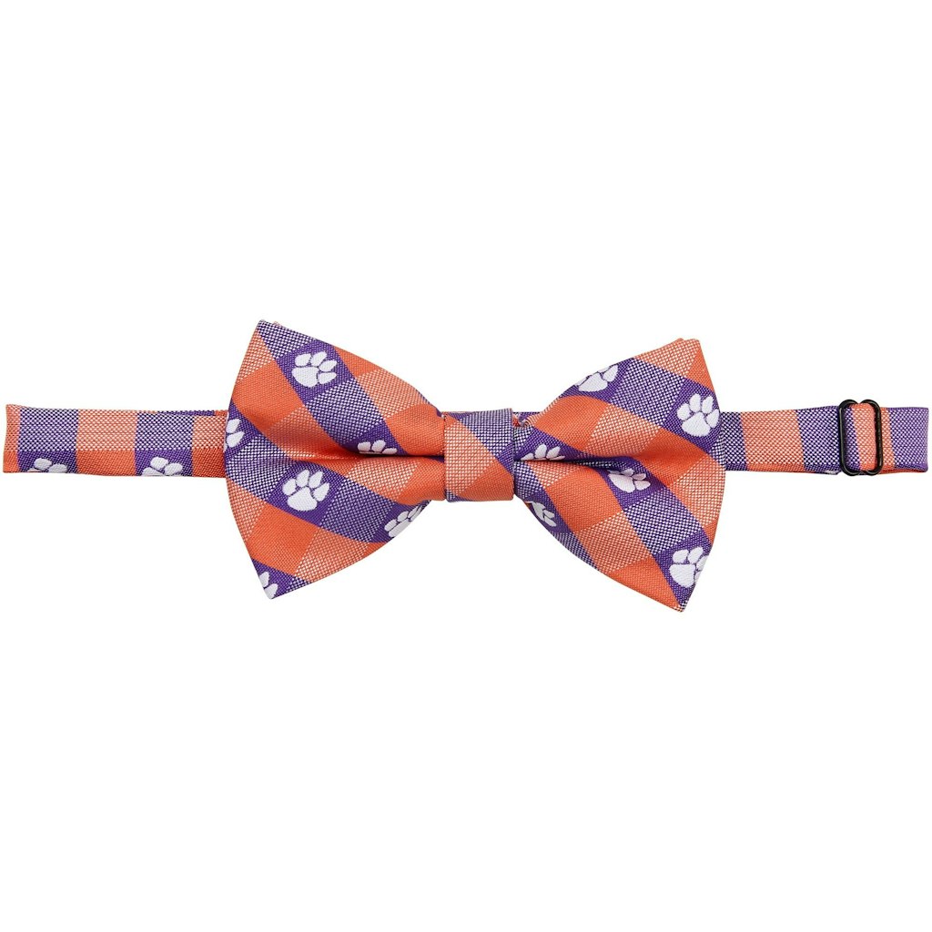 Clemson Tigers Check Bow Tie: $24.99 Clemson Tigers Check Bow Tie: $24.99