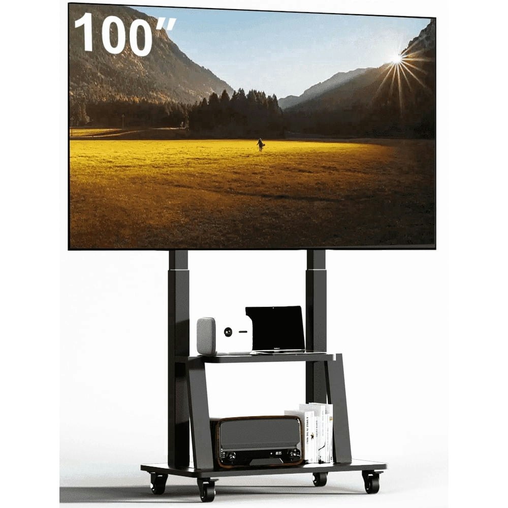 Duiliuu Rolling Mobile TV Cart for 42-100 Inch TVs: $107.99 Duiliuu Rolling Mobile TV Cart for 42-100 Inch TVs: $107.99