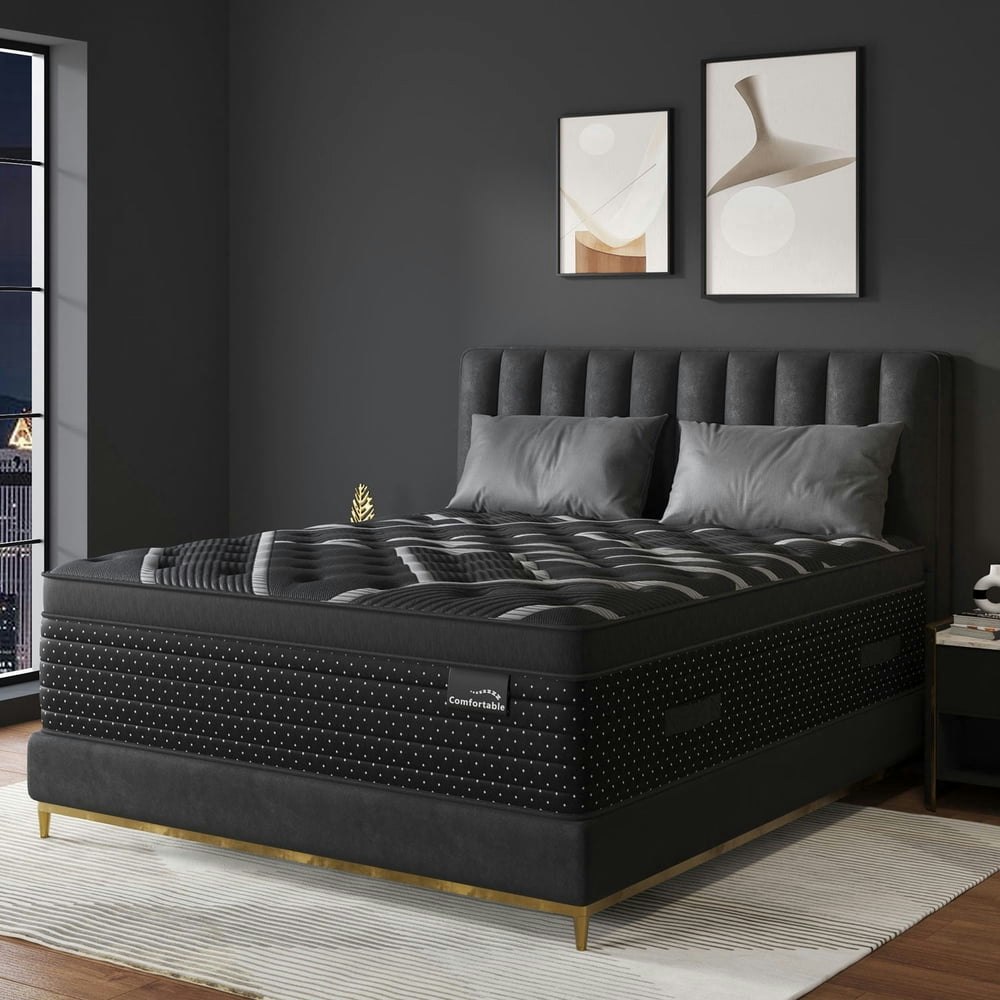 LuckyLotus 14-inch Hybrid Queen Mattress: $209