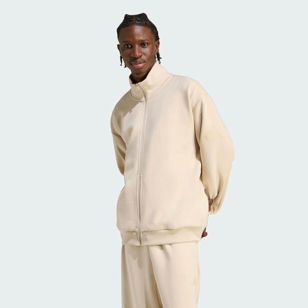 Soft Lux Track Top: $56