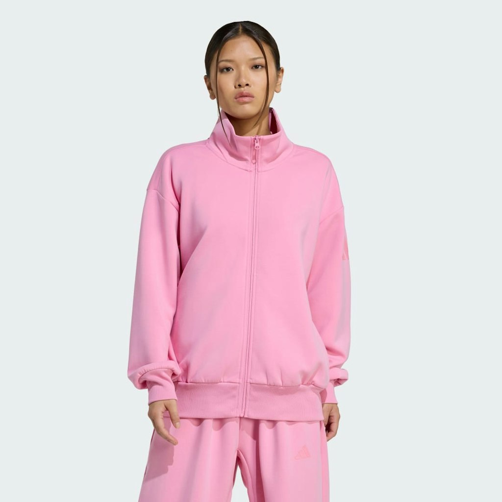 Soft Lux Loose Full-Zip Jacket: $56