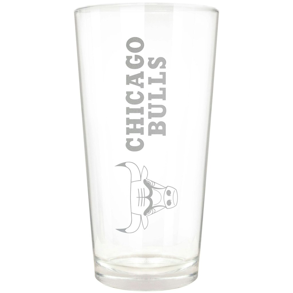 Chicago Bulls 16oz. Vertical Rally Cry Pint Glass: $22.99 Chicago Bulls 16oz. Vertical Rally Cry Pint Glass: $22.99