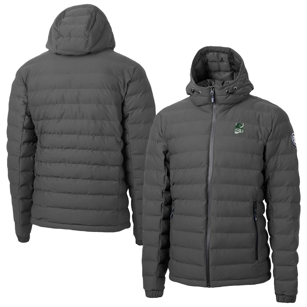 Cutter & Buck Portland State Vikings Mission Ridge Eco Insulated Hooded Puffer Jacket: $245.99