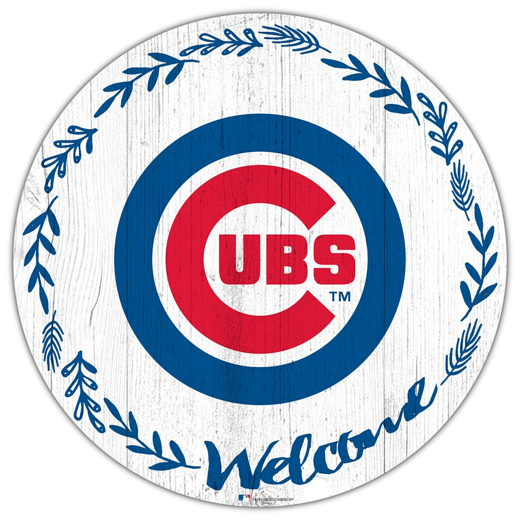 Chicago Cubs 12-Inch Welcome Circle Sign: $20.99 Chicago Cubs 12-Inch Welcome Circle Sign: $20.99