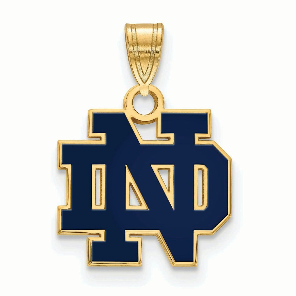 Women's Notre Dame Fighting Irish Gold Plated Enamel Pendant: $99.99 Women's Notre Dame Fighting Irish Gold Plated Enamel Pendant: $99.99