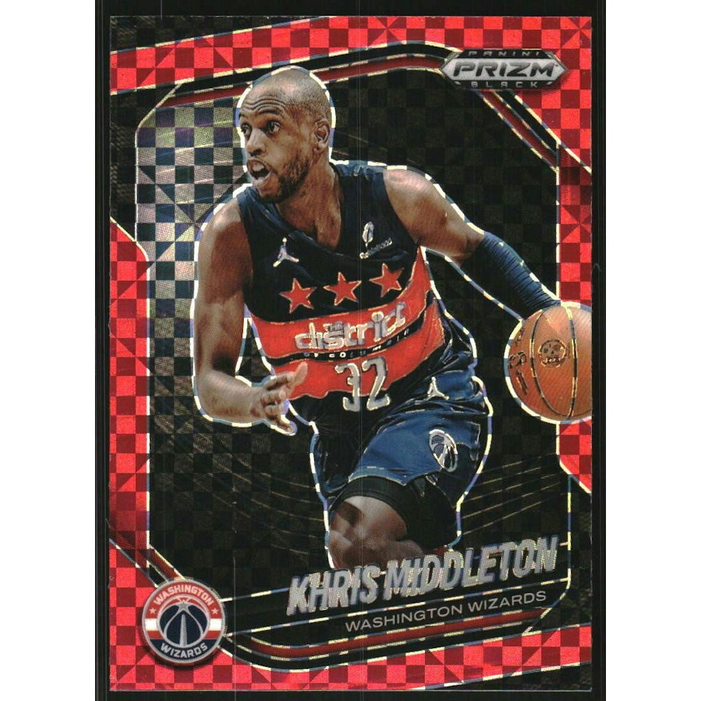 2024-25 Panini Prizm Khris Middleton Black Prizms Red Power Card #14: $10.80