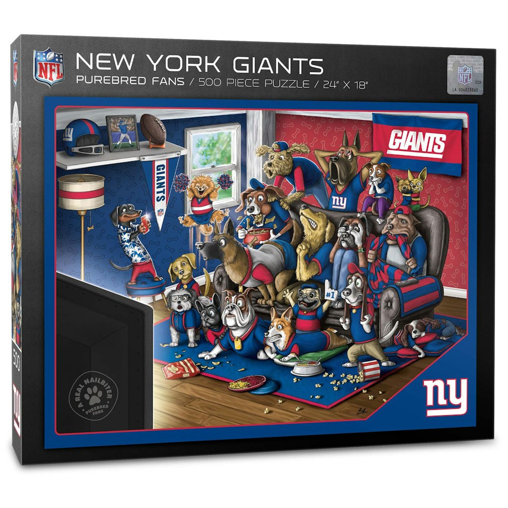 New York Giants A Real Nailbiter 500-Piece Puzzle: $31.99