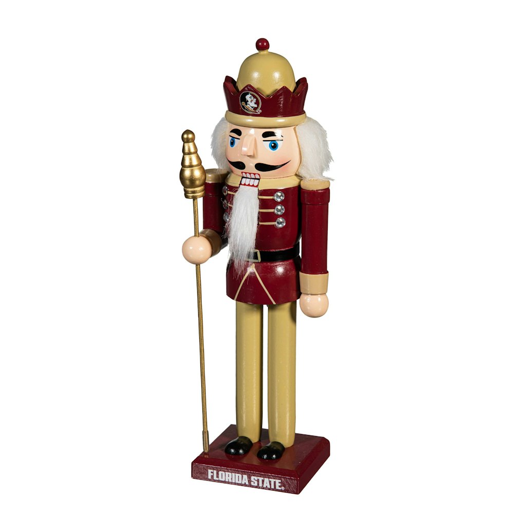 Florida State Seminoles 12-inch Wooden Nutcracker Statue: $42.99