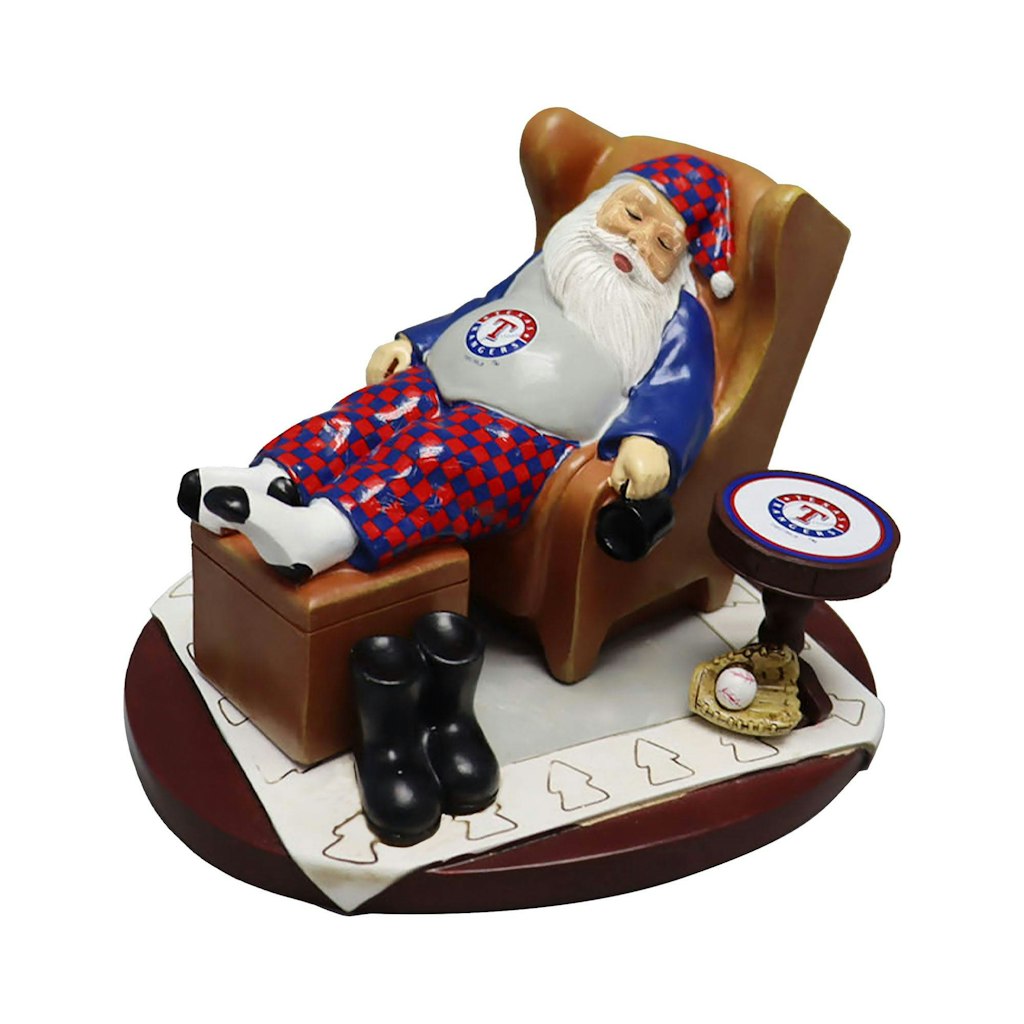 Texas Rangers Resting Santa Figurine: $44.99 Texas Rangers Resting Santa Figurine: $44.99