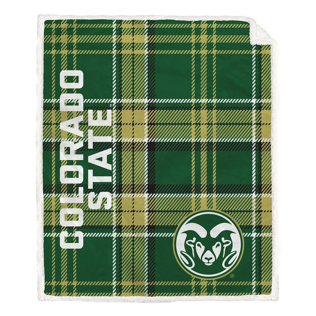 Pegasus Colorado State Rams 50" x 60" Sherpa Throw: $49.99