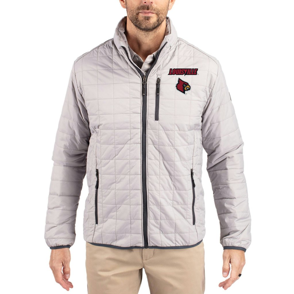 Cutter & Buck Louisville Cardinals Rainier Eco Insulated PrimaLoft Full-Zip Puffer Jacket: $254.99 Cutter & Buck Louisville Cardinals Rainier Eco Insulated PrimaLoft Full-Zip Puffer Jacket: $254.99