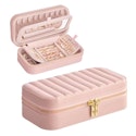 Songmics Portable Jewelry Case with Mirror for $10 + free shipping w/ Prime