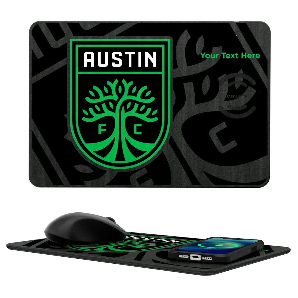 Austin FC Personalized Wireless Charger and Mouse Pad: $79.99 Austin FC Personalized Wireless Charger and Mouse Pad: $79.99
