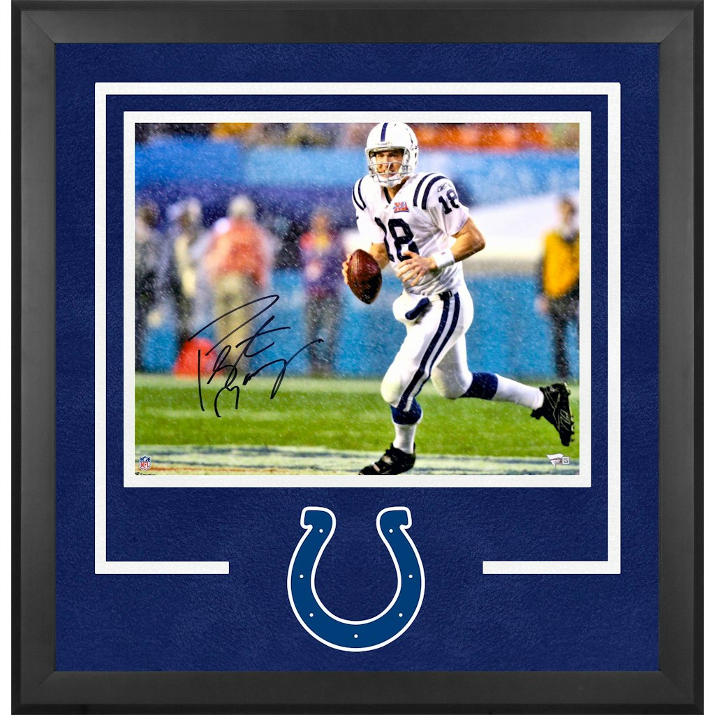 Peyton Manning Autographed 16" x 20" Indianapolis Colts Framed Photograph: $549.99