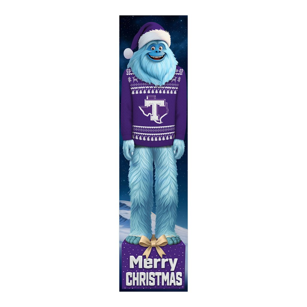 Tarleton State Texans 48-Inch Yeti Christmas Leaner: $59.99