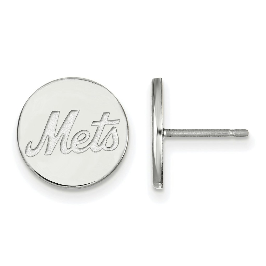 Women's New York Mets Sterling Silver Post Earrings: $189.99 Women's New York Mets Sterling Silver Post Earrings: $189.99