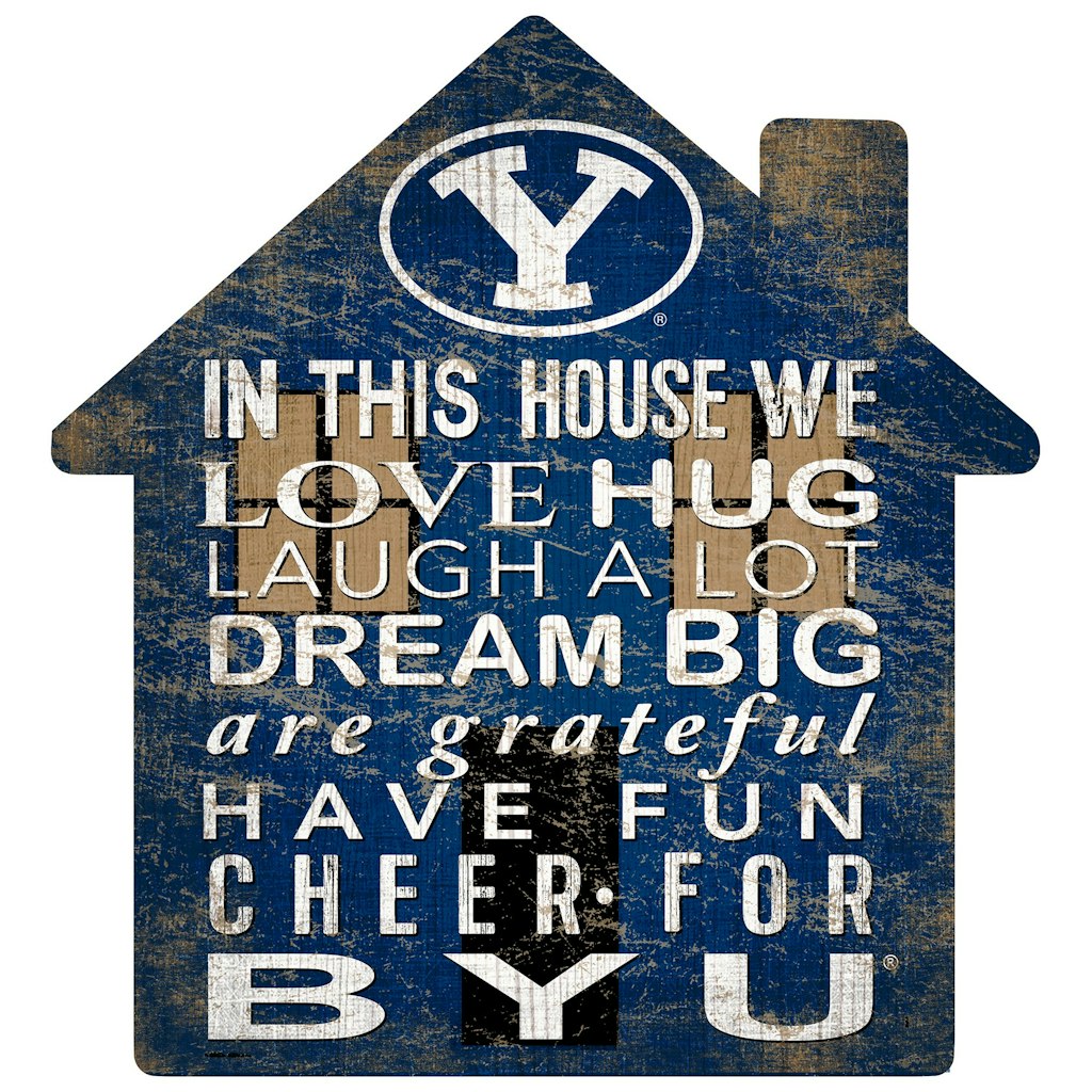 BYU Cougars 12-inch Team House Sign: $34.99 BYU Cougars 12-inch Team House Sign: $34.99
