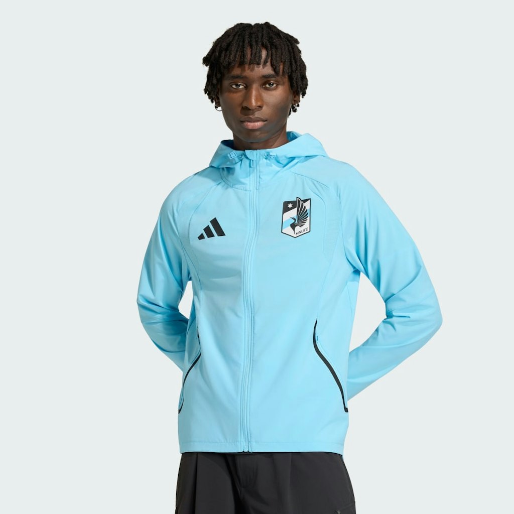 Minnesota United FC Tiro Full Zip Windbreaker: $100 Minnesota United FC Tiro Full Zip Windbreaker: $100
