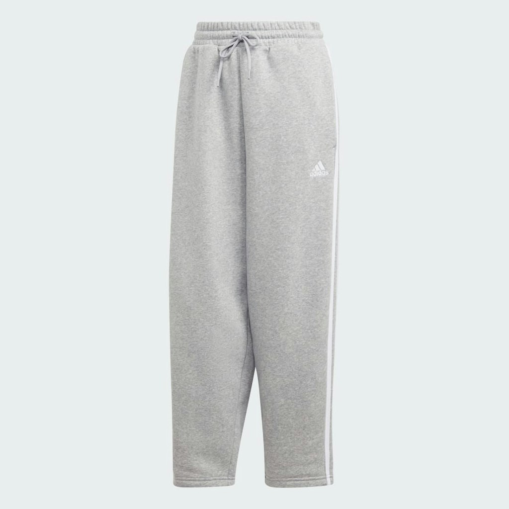 Adidas Essentials 3-Stripes Open Hem Fleece Pants: $45 Adidas Essentials 3-Stripes Open Hem Fleece Pants: $45