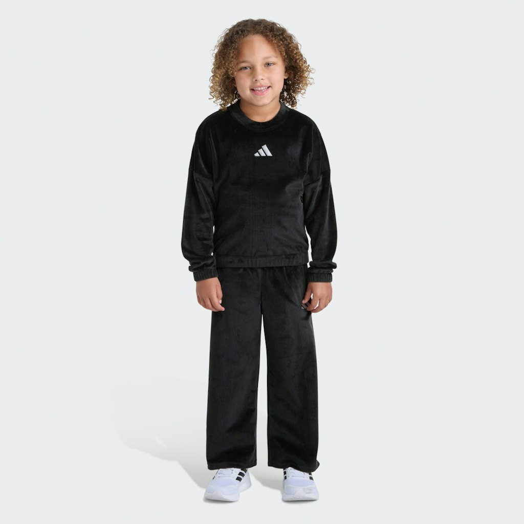 Kids' Velour Crew Neck and Sweatpants Set: $39 Kids' Velour Crew Neck and Sweatpants Set: $39