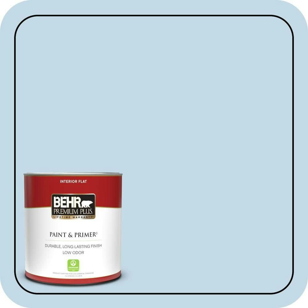 Home Decorators Collection Summer Sky Flat Interior Paint and Primer 1-Quart: $17.48 Home Decorators Collection Summer Sky Flat Interior Paint and Primer 1-Quart: $17.48