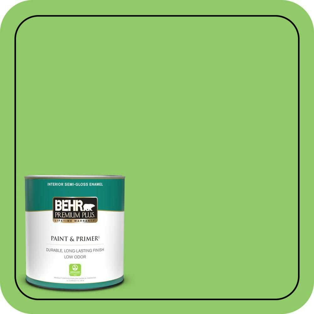 Apple Orchard Semi-Gloss Interior Paint and Primer 1-Quart: $20.48