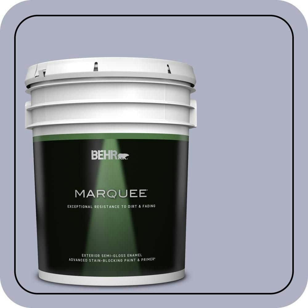 Behr Noble Purple 5-Gallon Semi-Gloss Exterior Paint and Primer: $335