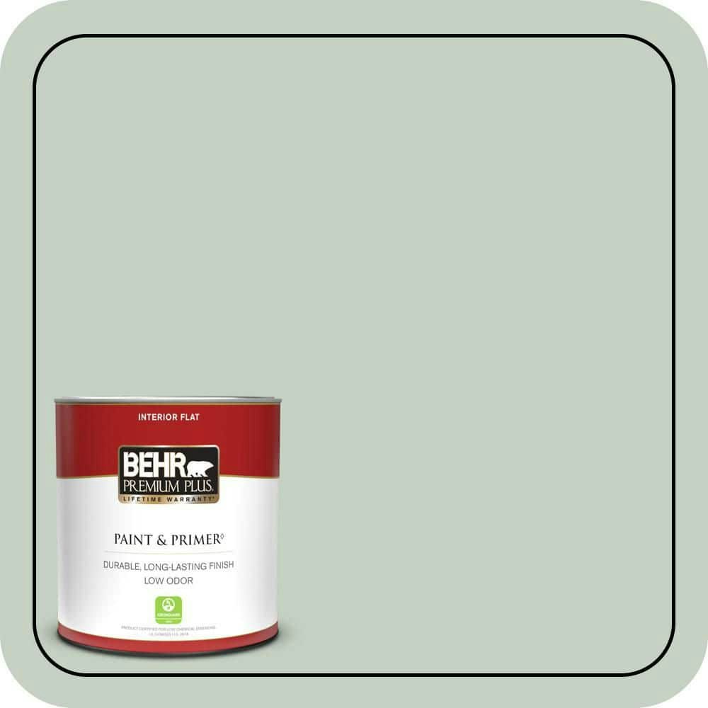 Frosted Sage Flat Interior Paint and Primer 1-Quart: $17.48
