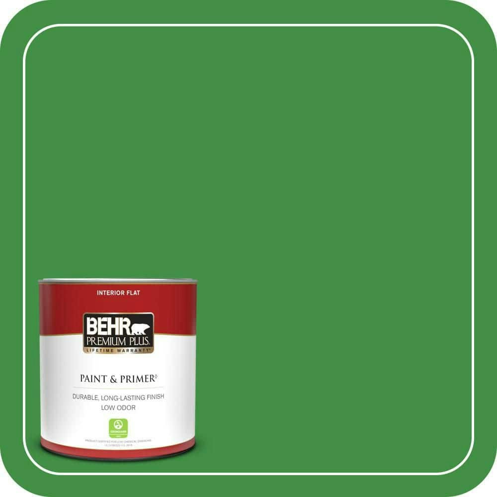 Behr Park Picnic Flat Interior Paint and Primer 1-Quart: $17.48
