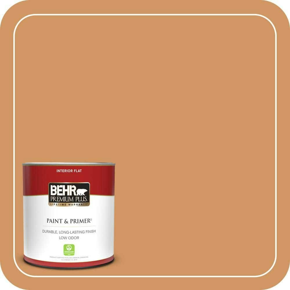 Glazed Pecan Flat Interior Paint & Primer 1-Quart Can: $17.48 Glazed Pecan Flat Interior Paint & Primer 1-Quart Can: $17.48