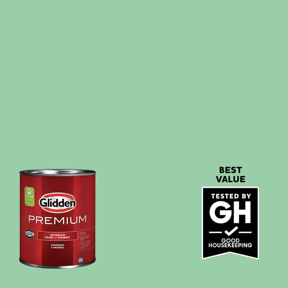 PPG Heath Green Satin Interior Latex Paint 1-Quart: $16.48