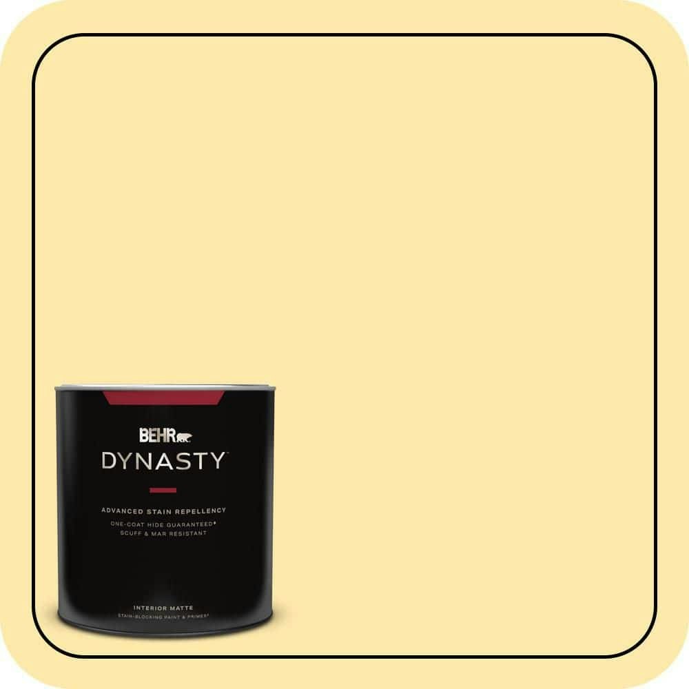 Behr Sweet as Honey Matte Interior Stain-Blocking Paint and Primer 1-Quart: $31.98