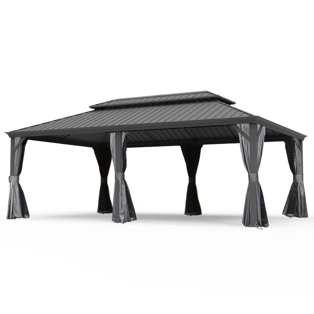 14-Foot x 24-Foot Aluminum Outdoor Gazebo: $3,011.03