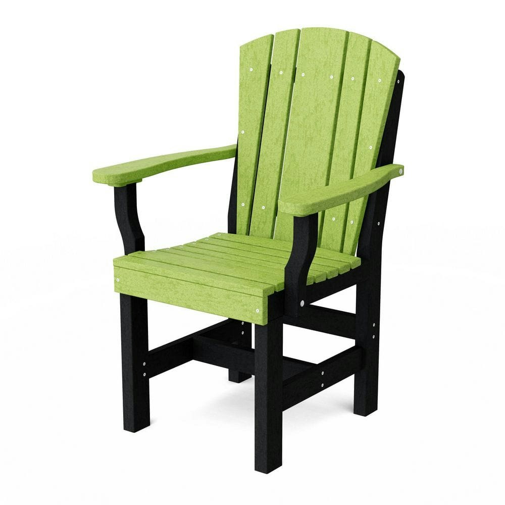 Heritage HDPE Plastic Outdoor Dining Arm Chair: $339