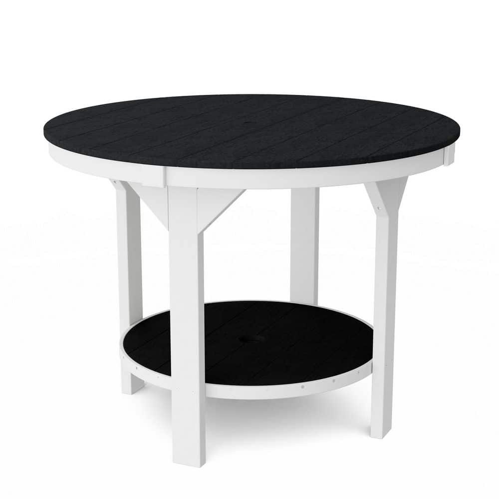 Heritage 48-Inch HDPE Plastic Outdoor Pub Table: $989 Heritage 48-Inch HDPE Plastic Outdoor Pub Table: $989