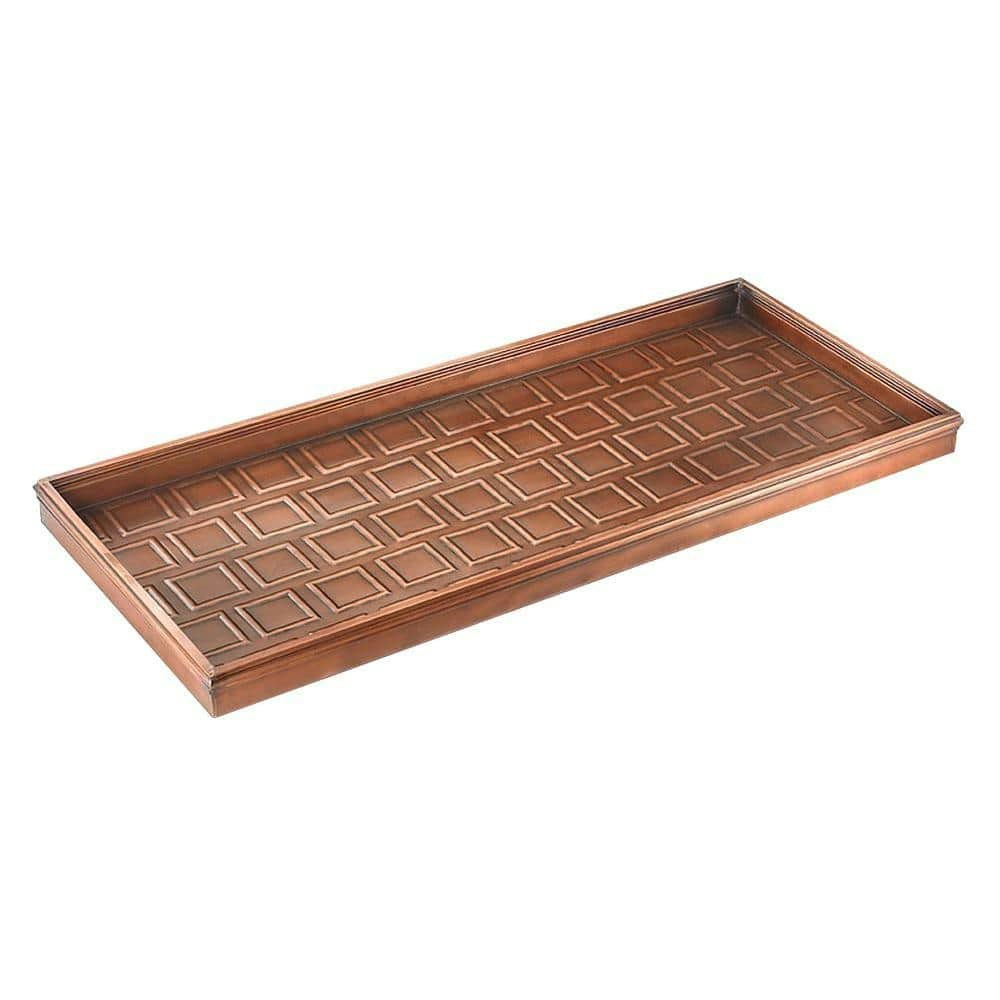 34.5" x 14.5" Copper Boot Tray: $45.85 34.5" x 14.5" Copper Boot Tray: $45.85