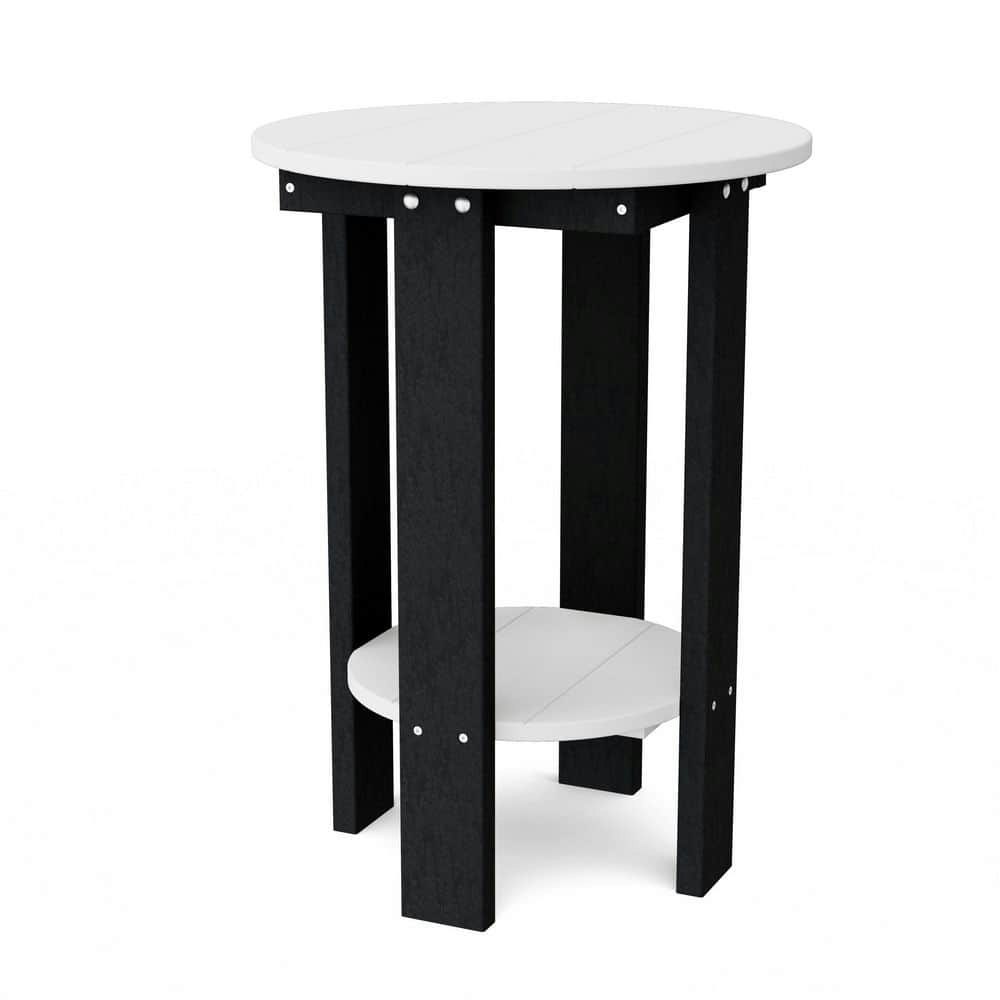 Heritage HDPE Plastic Round Outdoor Side Table: $269 Heritage HDPE Plastic Round Outdoor Side Table: $269