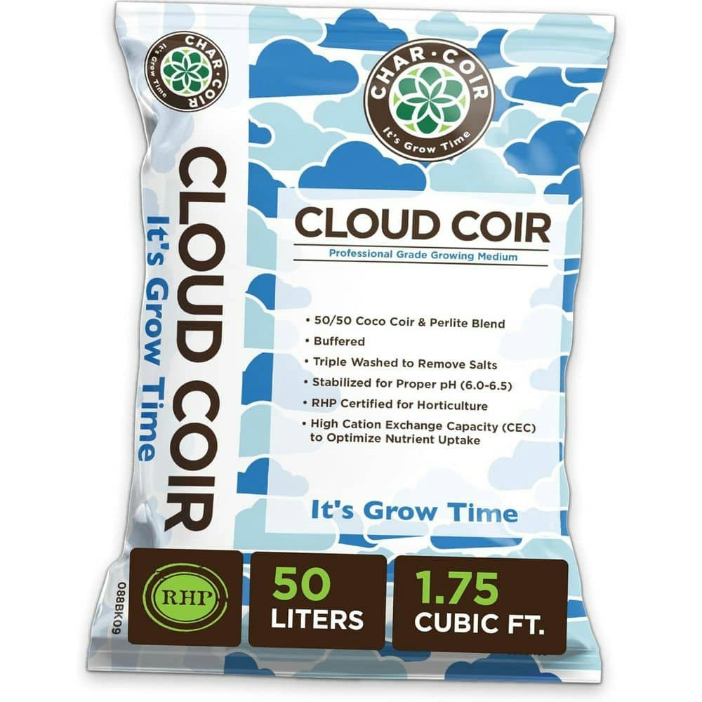 Cloud Coir Organic 50/50 Coco-Perlite Soil Amendment 24-lb. Bag: $46.48